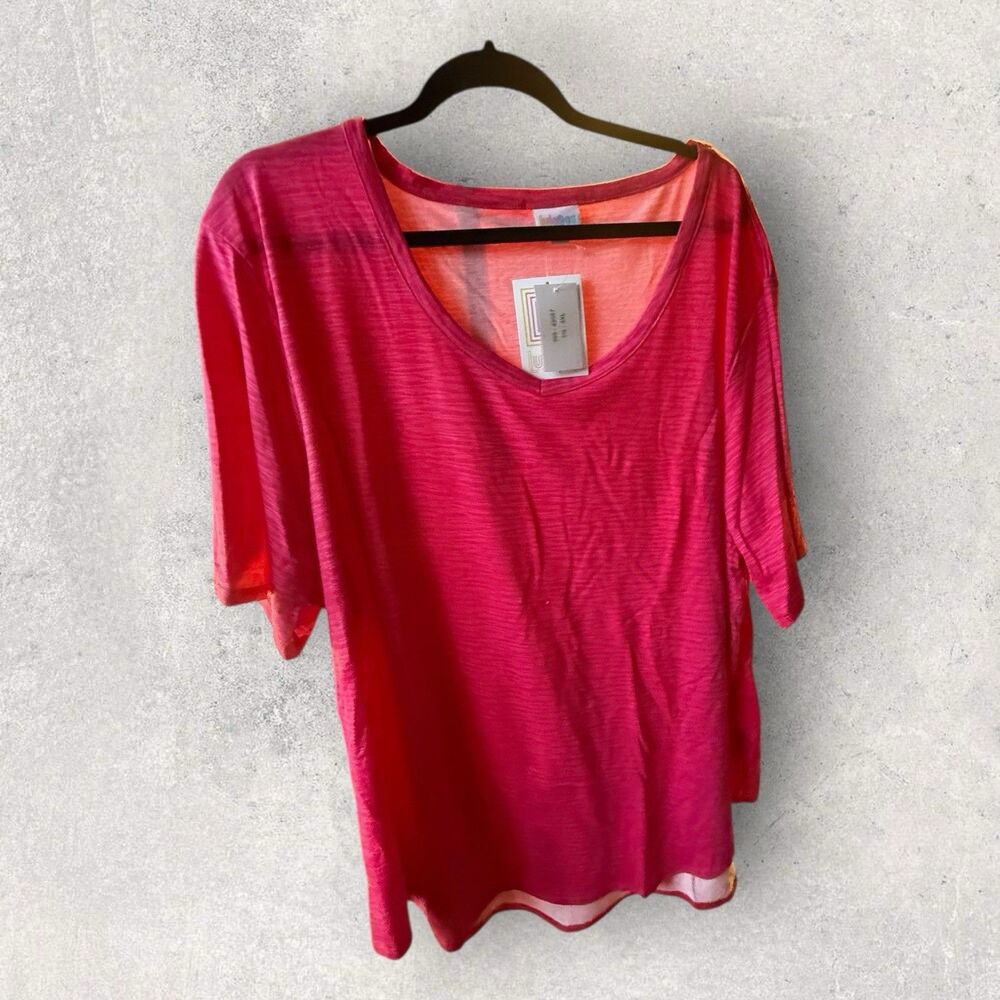 LuLaRoe Iris Size 3XL Solid Pink nwt htf unicorn